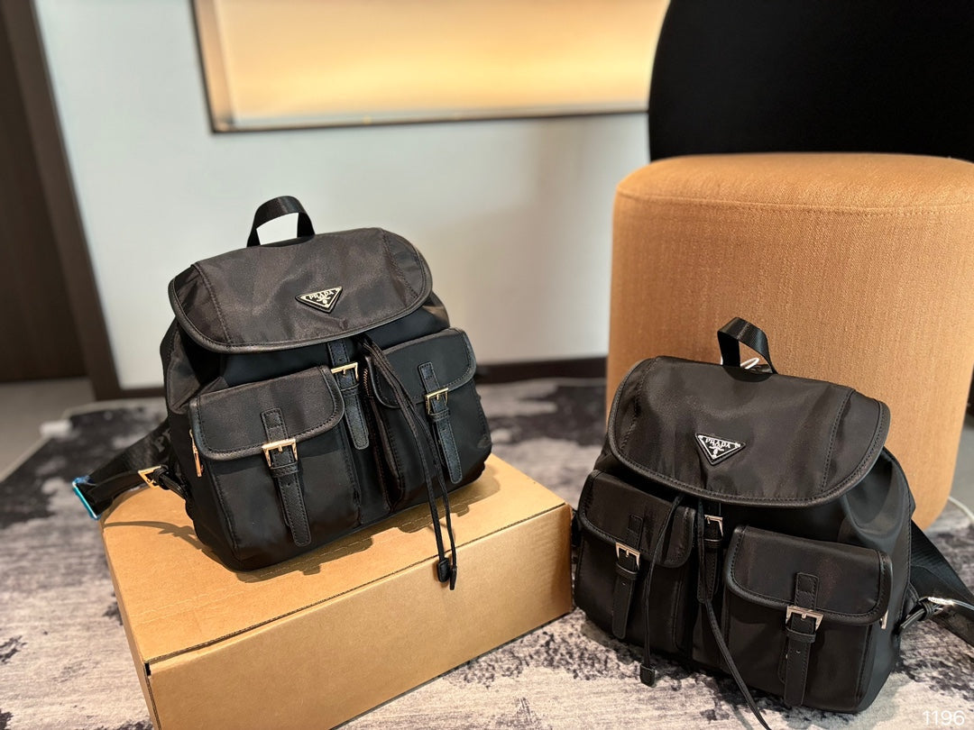PRA 32 BACKPACK IN BLACK RE-NYLON